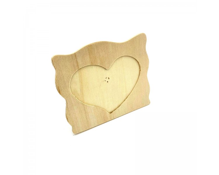 Portafoto in Legno Cuore |15x13cm Portafoto in Legno Cuore |15x13cm