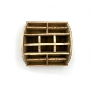 Portapenne Rotante in Legno | 23x21,5x17cm
