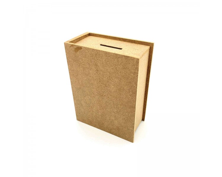 Salvadanaio Libro in Legno 13x9,5x5cm Salvadanaio Libro in Legno 13x9,5x5cm