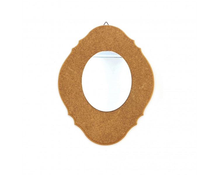 Specchio in Legno 22x17x1cm Specchio in Legno 22x17x1cm