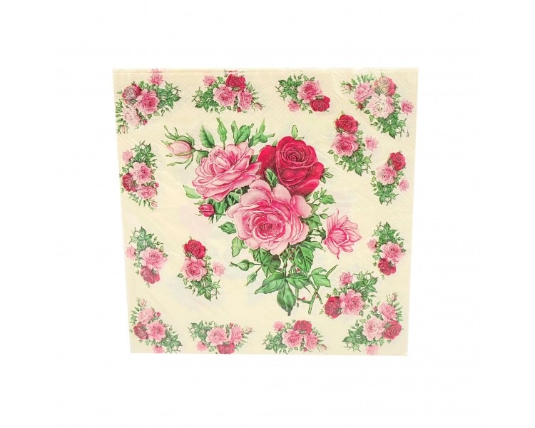 Tovaglioli Fantasia 16,5x16,5cm 20 pezzi Tovaglioli Fantasia 16,5x16,5cm 20 pezzi