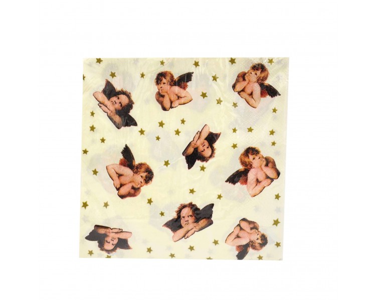 Tovaglioli Fantasia 16,5x16,5cm 20 pezzi Tovaglioli Fantasia 16,5x16,5cm 20 pezzi