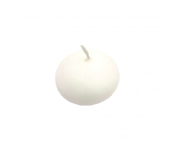 Candela Galleggiante | Bianco - 4,5x3cm Candela Galleggiante | Bianco - 4,5x3cm