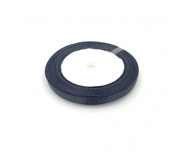 Nastro Satinato | Nero - 0,5cm x 22m