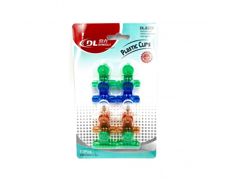 10 Clip Colorate 31mm 10 Clip Colorate 31mm