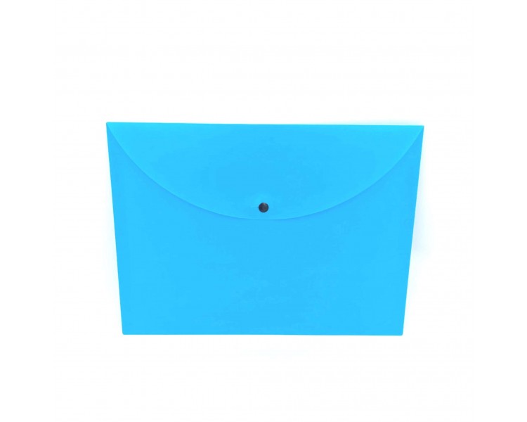 Cartellina Portadocumenti Bottone Celeste 35,5x26,5cm Cartellina Portadocumenti Bottone Celeste 35,5x26,5cm