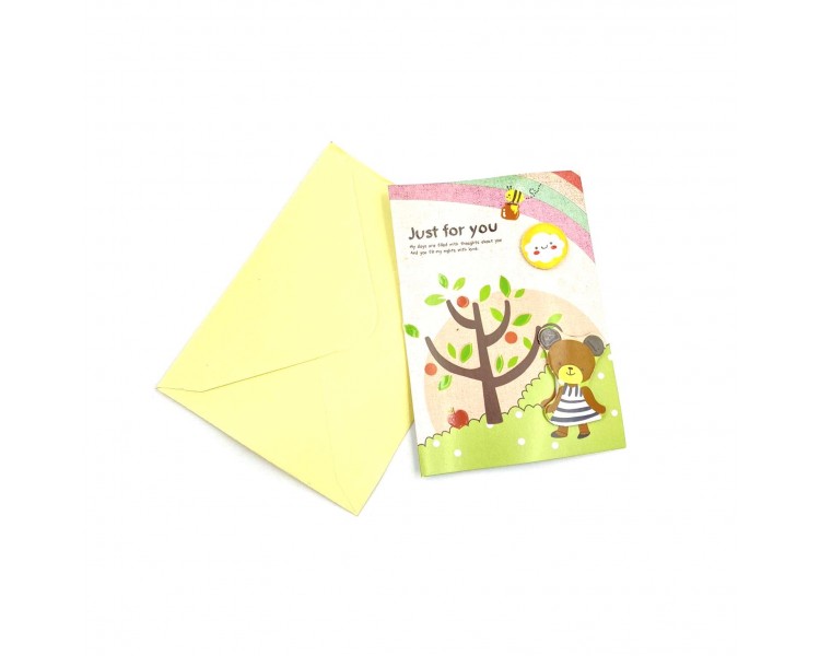 Biglietto Auguri con Busta 9,5x7,5cm Biglietto Auguri con Busta 9,5x7,5cm