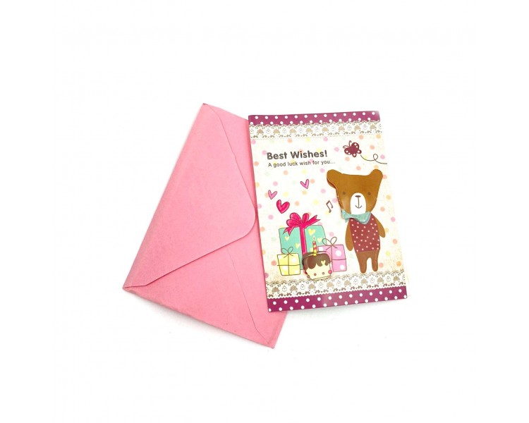 Biglietto Auguri con Busta 9,5x7,5cm Biglietto Auguri con Busta 9,5x7,5cm
