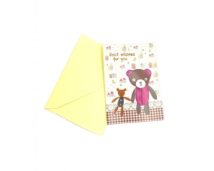 Biglietto Auguri con Busta 9,5x7,5cm Biglietto Auguri con Busta 9,5x7,5cm