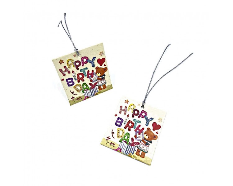 Coppia Bigliettini Auguri 5,5x6,4cm Coppia Bigliettini Auguri 5,5x6,4cm
