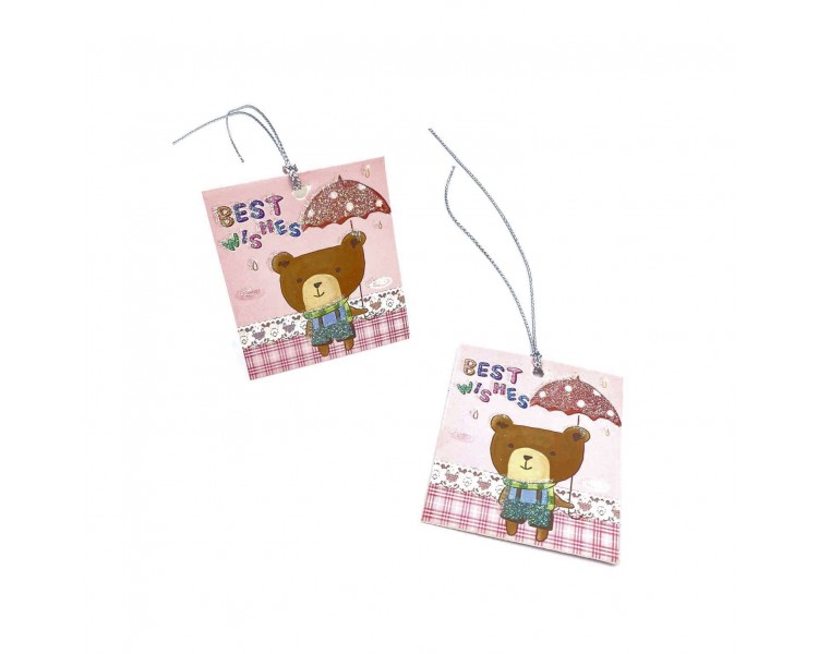 Coppia Bigliettini Auguri 5,5x6,4cm Coppia Bigliettini Auguri 5,5x6,4cm