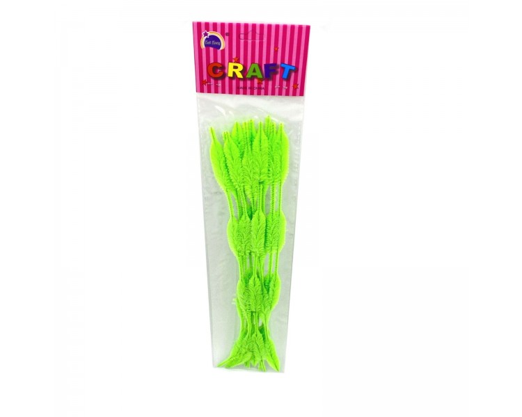 Scovolini in Ciniglia 30cm 10 pezzi Verde Fluo Scovolini in Ciniglia 30cm 10 pezzi Verde Fluo