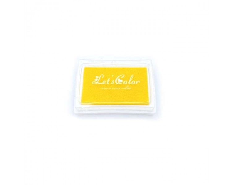 Tampone di Inchiostro 7,5x5cm Giallo Tampone di Inchiostro 7,5x5cm Giallo
