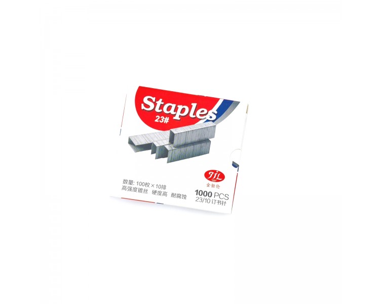 1000 punti metallici 23x10mm 1000 punti metallici 23x10mm