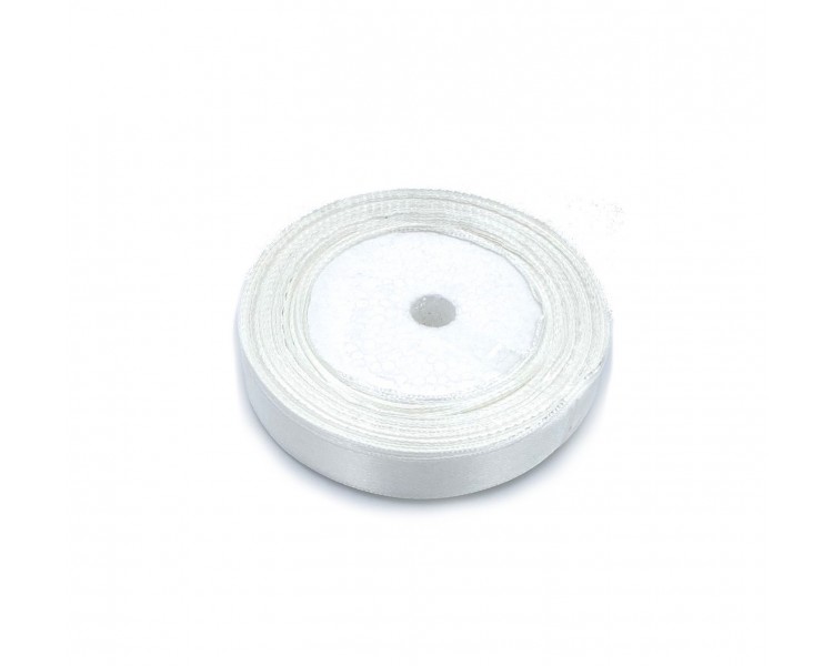 Nastro Satinato | Bianco - 1,5cm x 22m
