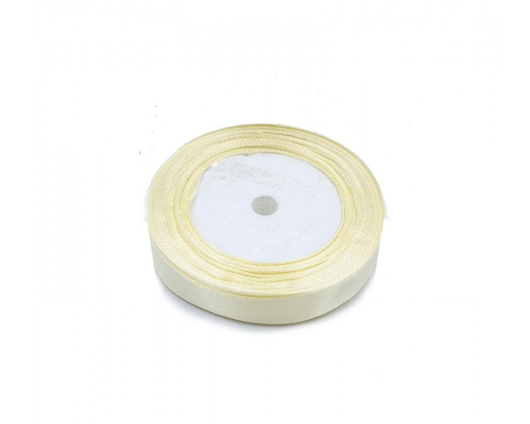 Nastro Satinato | Panna - 1,5cm x 22m