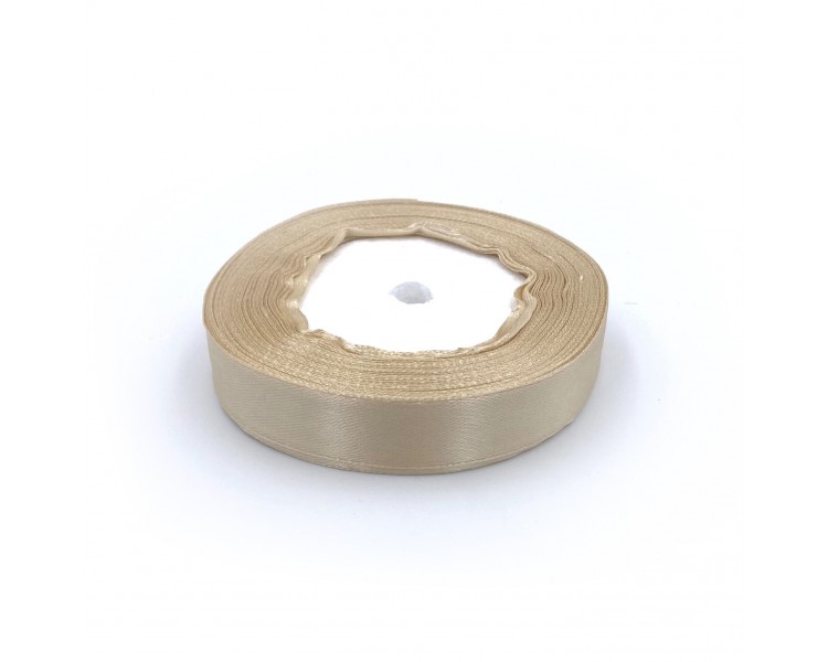 Nastro Satinato | Beige - 1,5cm x 22m
