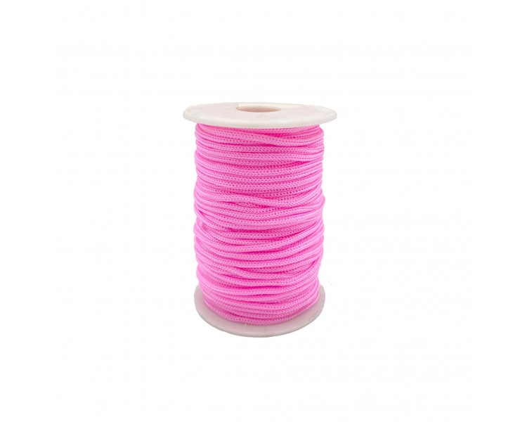 Cordoncino in Tessuto | Rosa - 3mm x 45,7m Cordoncino in Tessuto | Rosa - 3mm x 45,7m