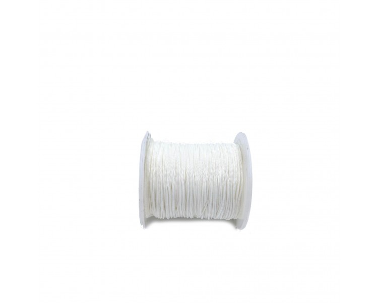 Cordoncino in Tessuto | Bianco - 1mm x 91,4m Cordoncino in Tessuto | Bianco - 1mm x 91,4m