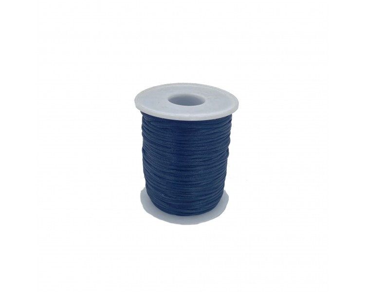 Cordoncino in Tessuto Lucido | Nero - 2mm x 91,4m Cordoncino in Tessuto Lucido | Nero - 2mm x 91,4m