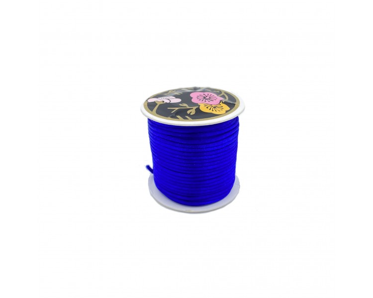 Cordoncino in Tessuto Lucido | Blu - 2mm x 91,4m Cordoncino in Tessuto Lucido | Blu - 2mm x 91,4m