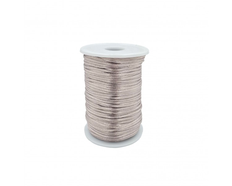 Cordoncino in Tessuto Lucido | Beige - 3mm x 91,4m