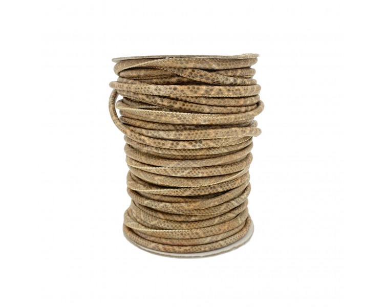 Cordoncino con Fantasia | Pitonato - 7mm x 1m Cordoncino con Fantasia | Pitonato - 7mm x 1m