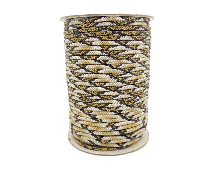 Cordoncino con Fantasia | Pitonato - 7mm x 1m Cordoncino con Fantasia | Pitonato - 7mm x 1m