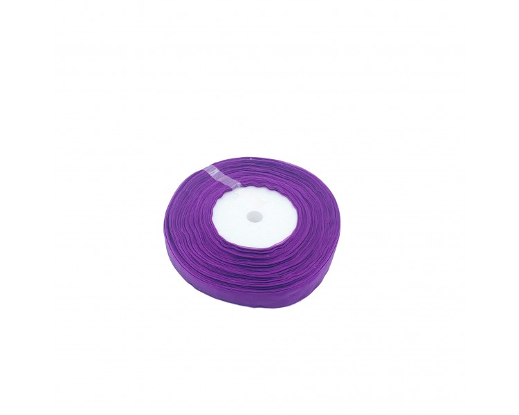 Nastro in Organza | Viola Scuro - 2cm x 22m Nastro in Organza | Viola Scuro - 2cm x 22m