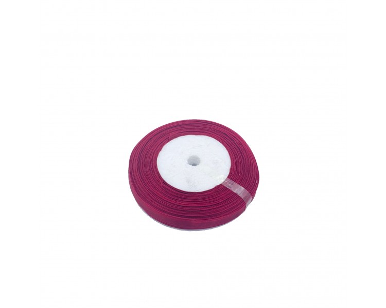 Nastro in Organza | Bordeaux - 1cm x 22m Nastro in Organza | Bordeaux - 1cm x 22m