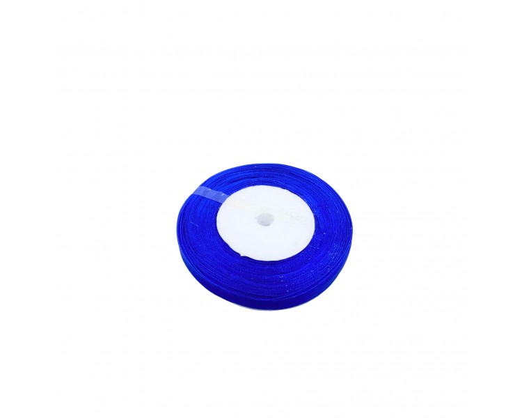 Nastro in Organza | Blu - 1cm x 22m Nastro in Organza | Blu - 1cm x 22m
