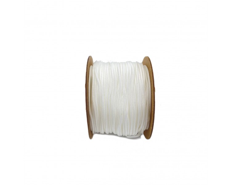 Cordoncino in Tessuto | Bianco - 1mm x 91,4m Cordoncino in Tessuto | Bianco - 1mm x 91,4m