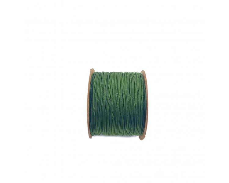 Cordoncino in Tessuto |  Verde Oliva Scuro - 1mm x 91,4m