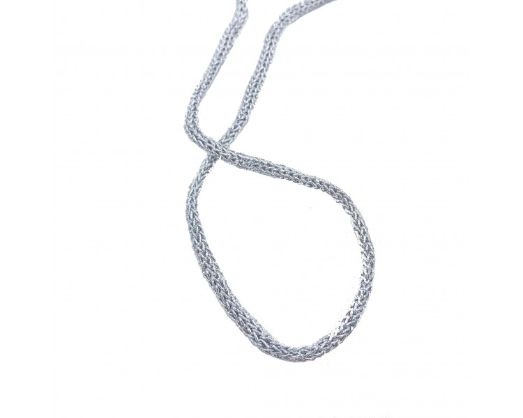 Cordoncino Decorativo | Argentato - 4mm x 1m Cordoncino Decorativo | Argentato - 4mm x 1m