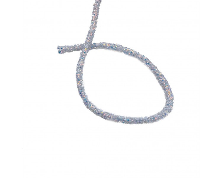Cordoncino Decorativo Cavo | Grigio - 7mm x 1m Cordoncino Decorativo Cavo | Grigio - 7mm x 1m