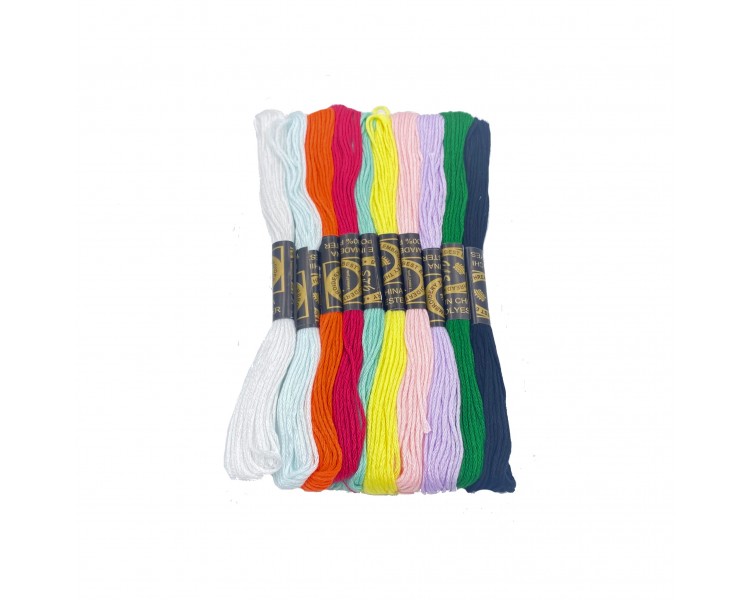 Set Fili Colorati da Cucito| 10 pezzi Set Fili Colorati da Cucito| 10 pezzi
