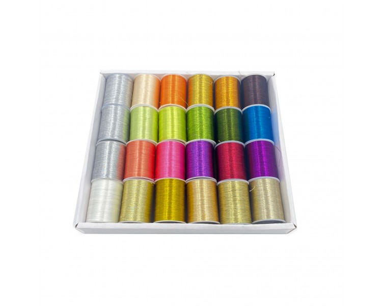 Set Fili Colorati da Cucito | 24 pezzi Set Fili Colorati da Cucito | 24 pezzi