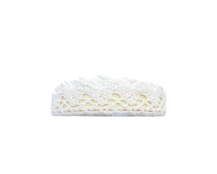 Nastro Adesivo in Pizzo | Bianco - 1,5cm x 1,5m Nastro Adesivo in Pizzo | Bianco - 1,5cm x 1,5m