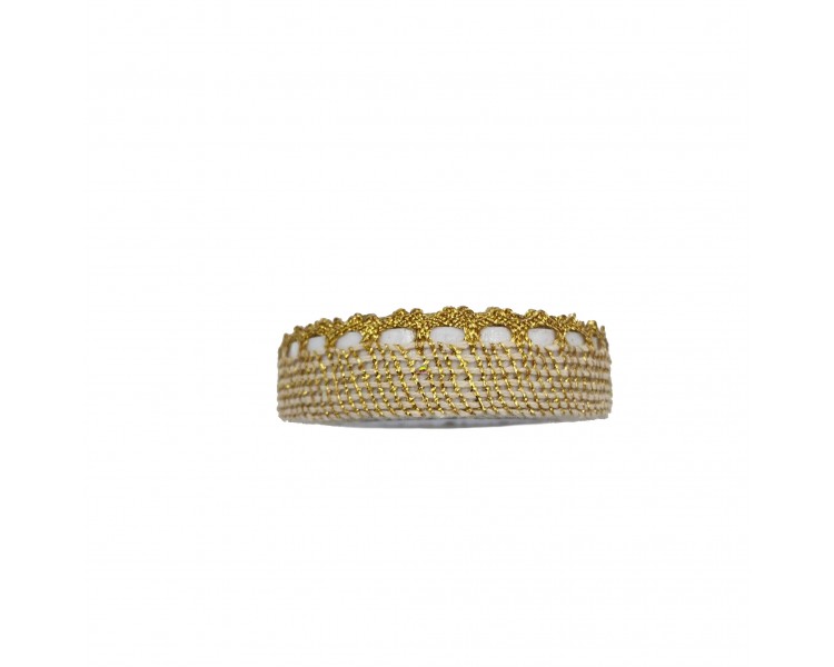 Nastro Adesivo in Pizzo | Oro - 1,5cm x 1,5m Nastro Adesivo in Pizzo | Oro - 1,5cm x 1,5m