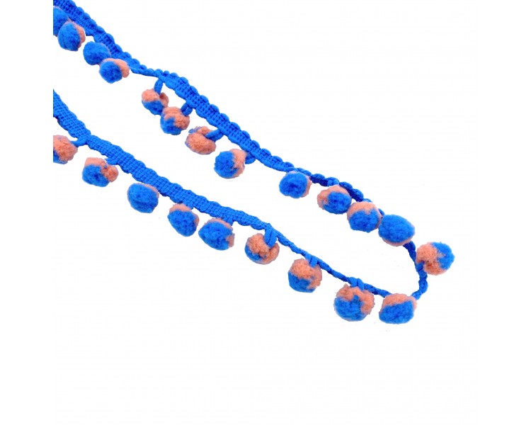 Filo Decorativo con Pompon | 2cm x 1m Filo Decorativo con Pompon | 2cm x 1m