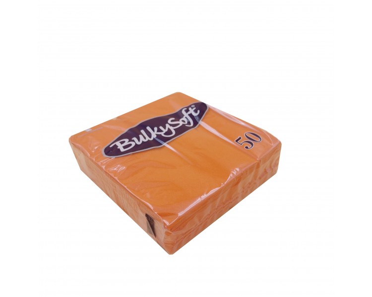 Tovaglioli "BulkySoft" | Arancio / 33x33cm - 50 pezzi Tovaglioli "BulkySoft" | Arancio / 33x33cm - 50 pezzi