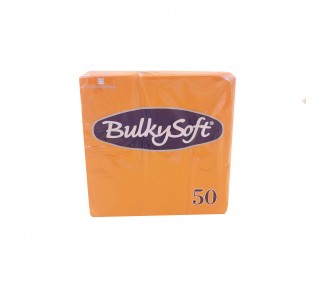 Tovaglioli "BulkySoft" | Arancio / 33x33cm - 50 pezzi