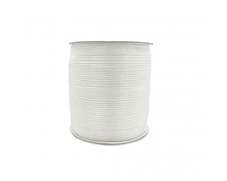 Nastro Decorativo in Organza | Bianco - 7mm x 90m Nastro Decorativo in Organza | Bianco - 7mm x 90m