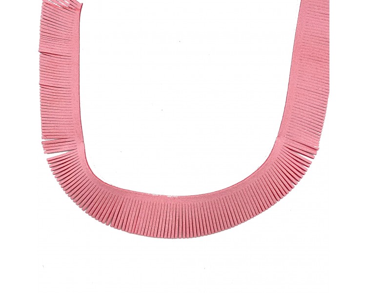 Nastro con Frangia in Finto Camoscio | 3cm x 1m Nastro con Frangia in Finto Camoscio | 3cm x 1m