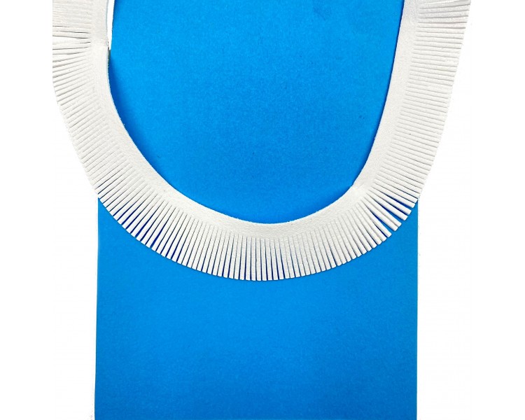 Nastro con Frangia in Finto Camoscio | 3cm x 1m Nastro con Frangia in Finto Camoscio | 3cm x 1m