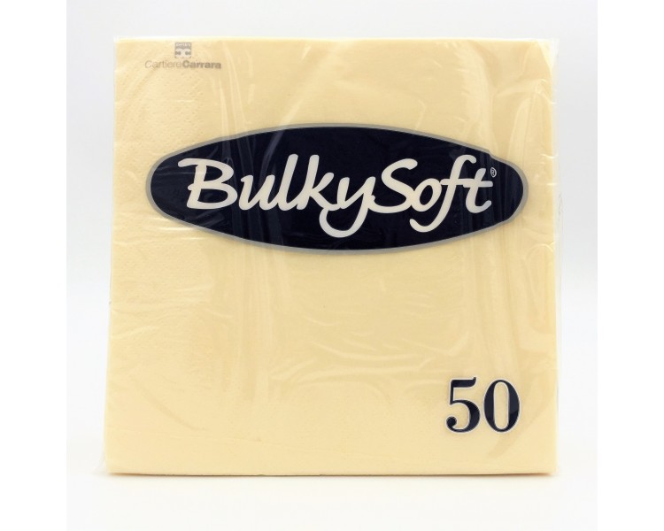 Tovaglioli "BulkySoft" | Champagne / 33x33cm - 50 pezzi