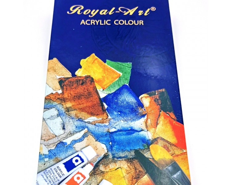 Set Colori Acrilici "Royal-Art" | 12x12ml - 12 pezzi Set Colori Acrilici "Royal-Art" | 12x12ml - 12 pezzi