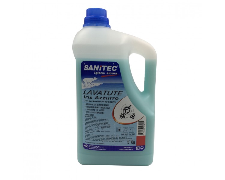 "Sanitec" Lavatute - Iris Azzurro | 5Kg "Sanitec" Lavatute - Iris Azzurro | 5Kg