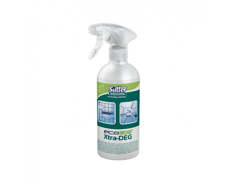 "Sutter" Flacone Vuoto Etichettato per Diluizione - Xtra-DEG EcoCaps | 500ml