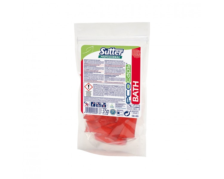 "Sutter" Detergente Disincrostante per Bagni - Bath EcoCaps | 15g x 25 pezzi - 375g "Sutter" Detergente Disincrostante per Bagni - Bath EcoCaps | 15g x 25 pezzi - 375g